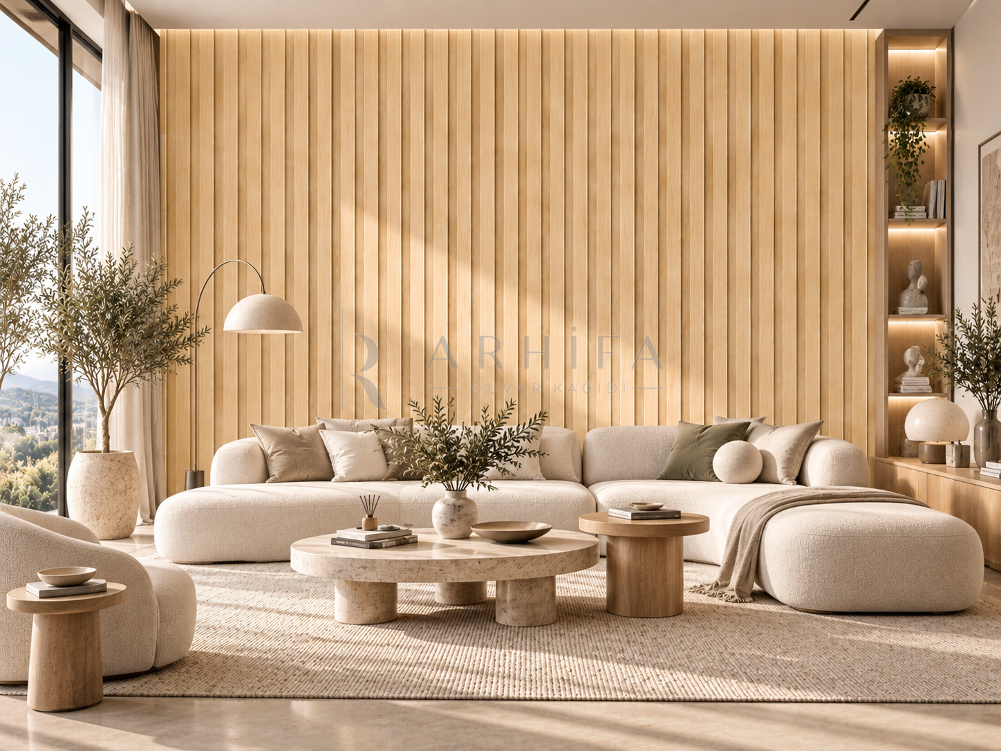 Light Scandinavian Oak - Özel Tasarım Duvar Kağıdı (WFP-002) – görsel 2