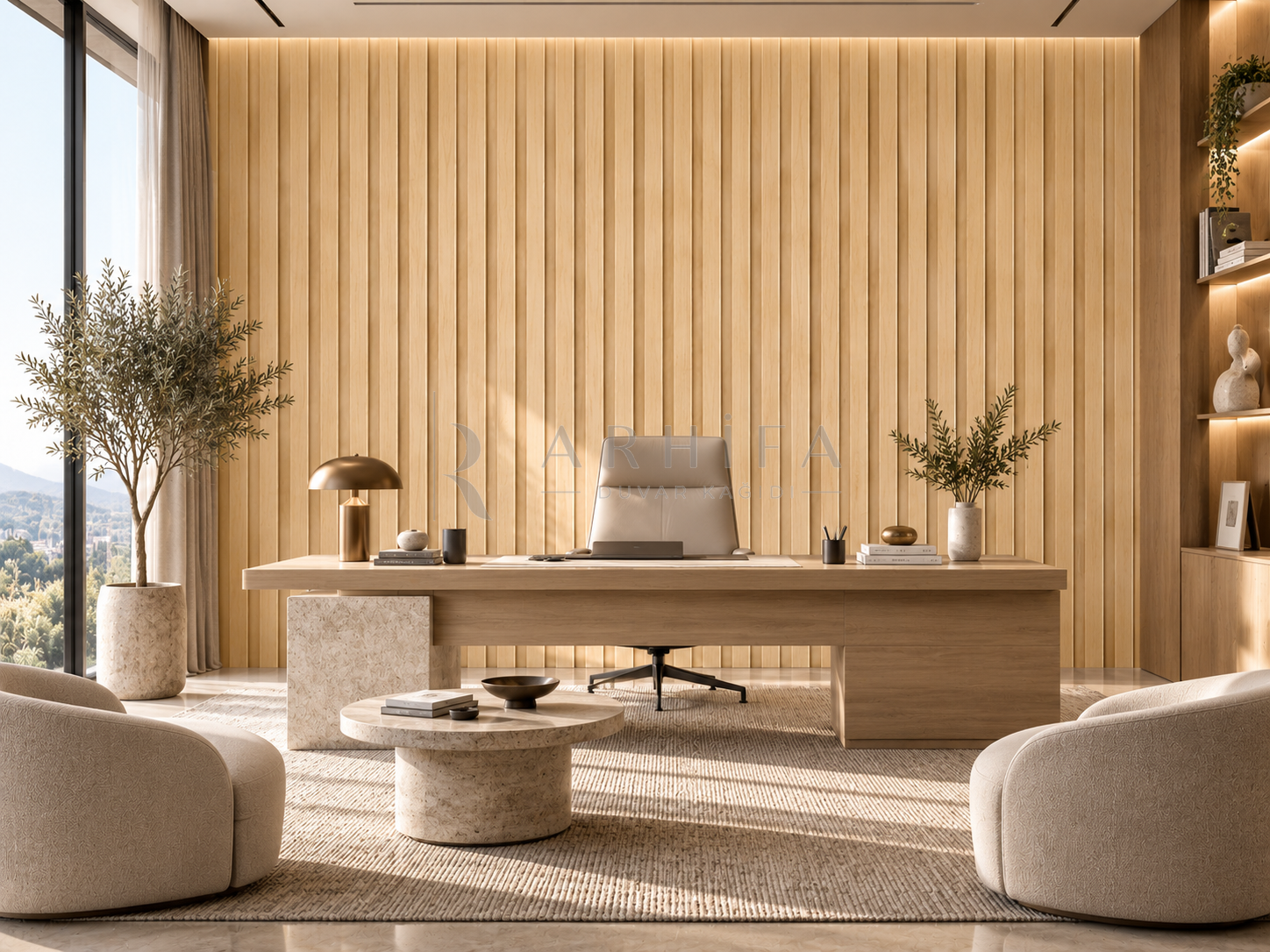 Light Scandinavian Oak - Özel Tasarım Duvar Kağıdı (WFP-002) – görsel 3