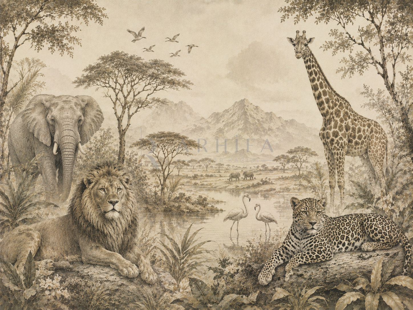 — Wildlife Signature Duvar Kağıdı (WL-015) – görsel 2