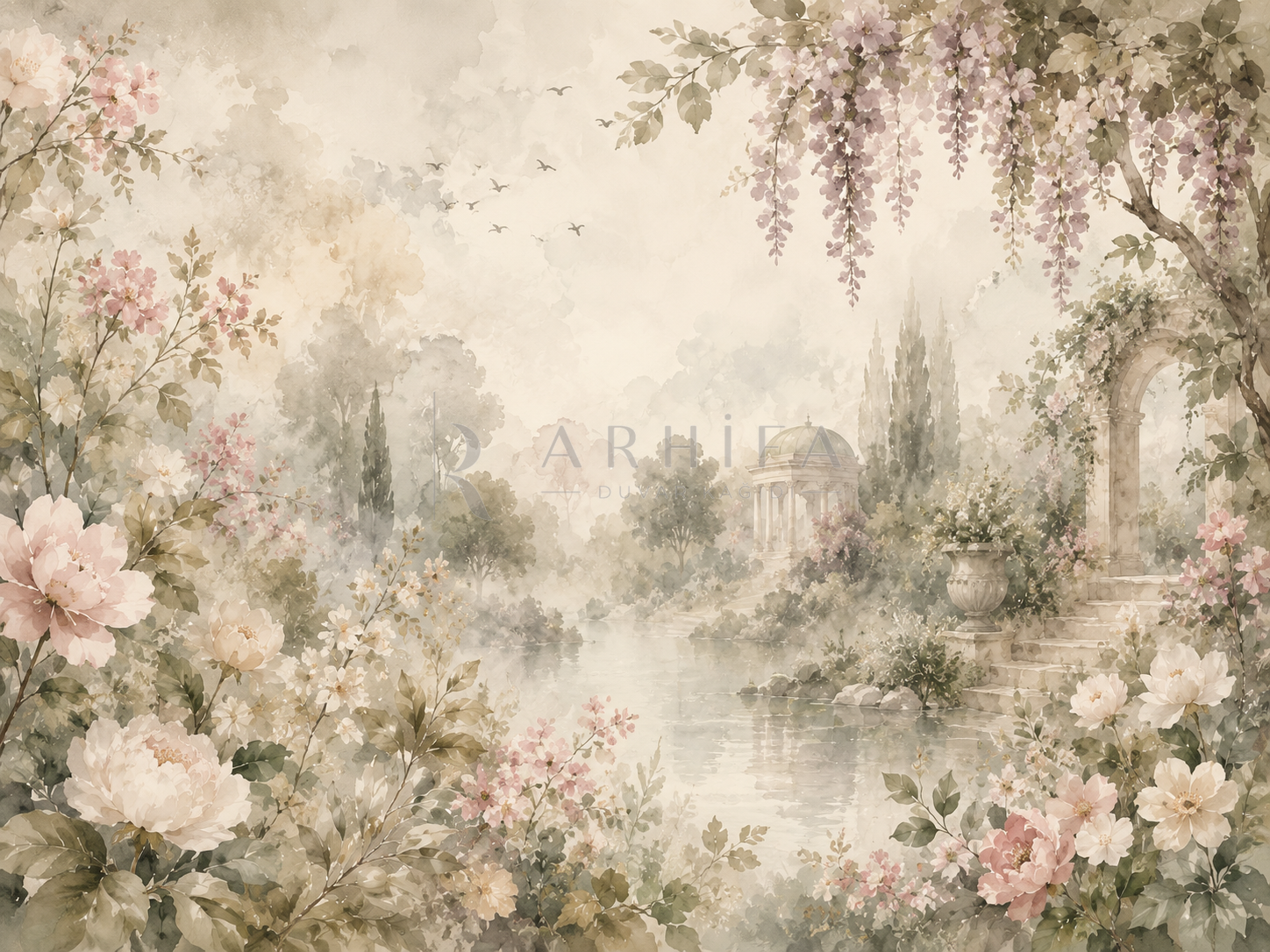 — Misty Garden Duvar Kağıdı (WM-001) – görsel 2