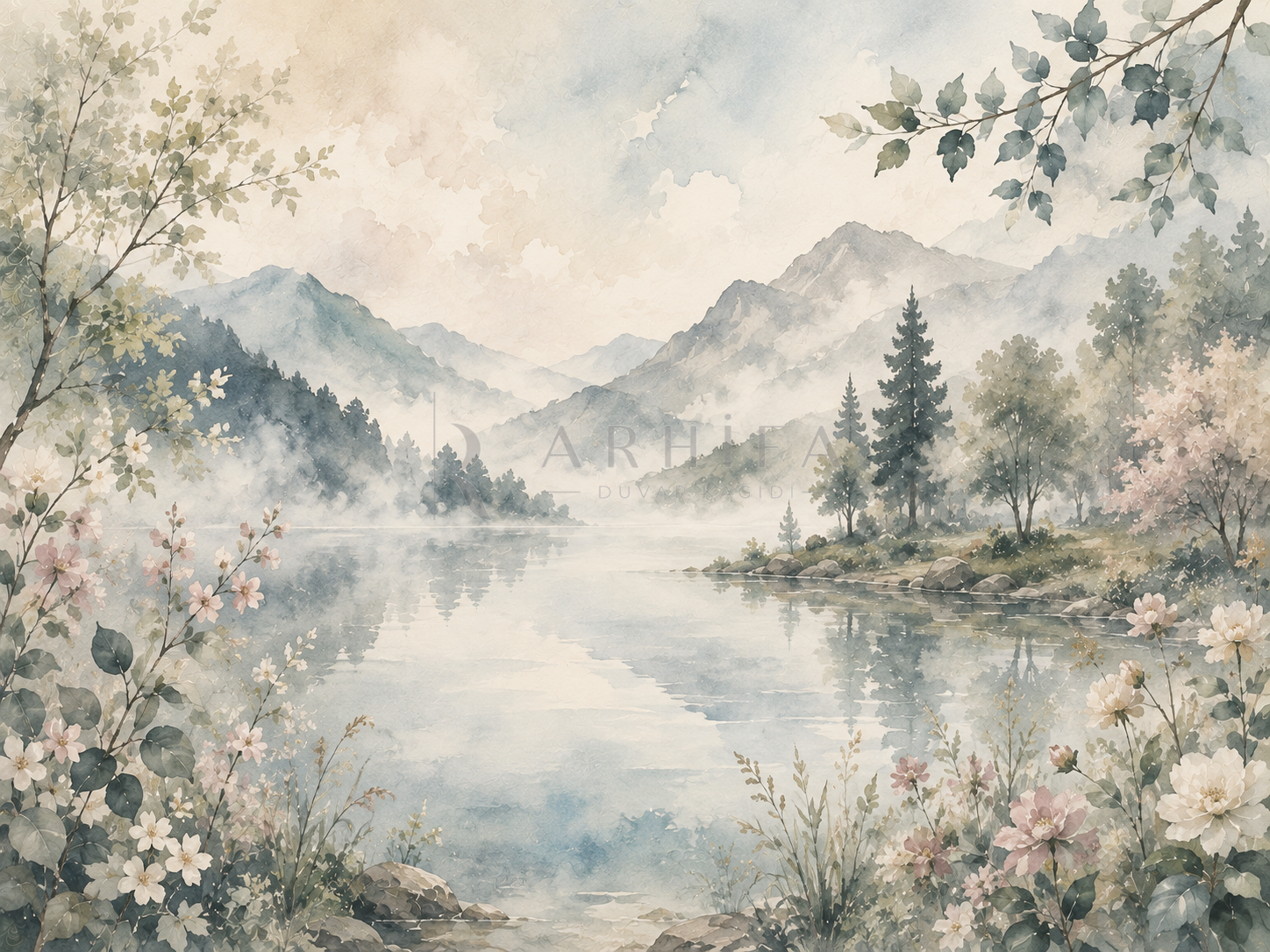 — Silent Lake Duvar Kağıdı (WM-002) – görsel 2