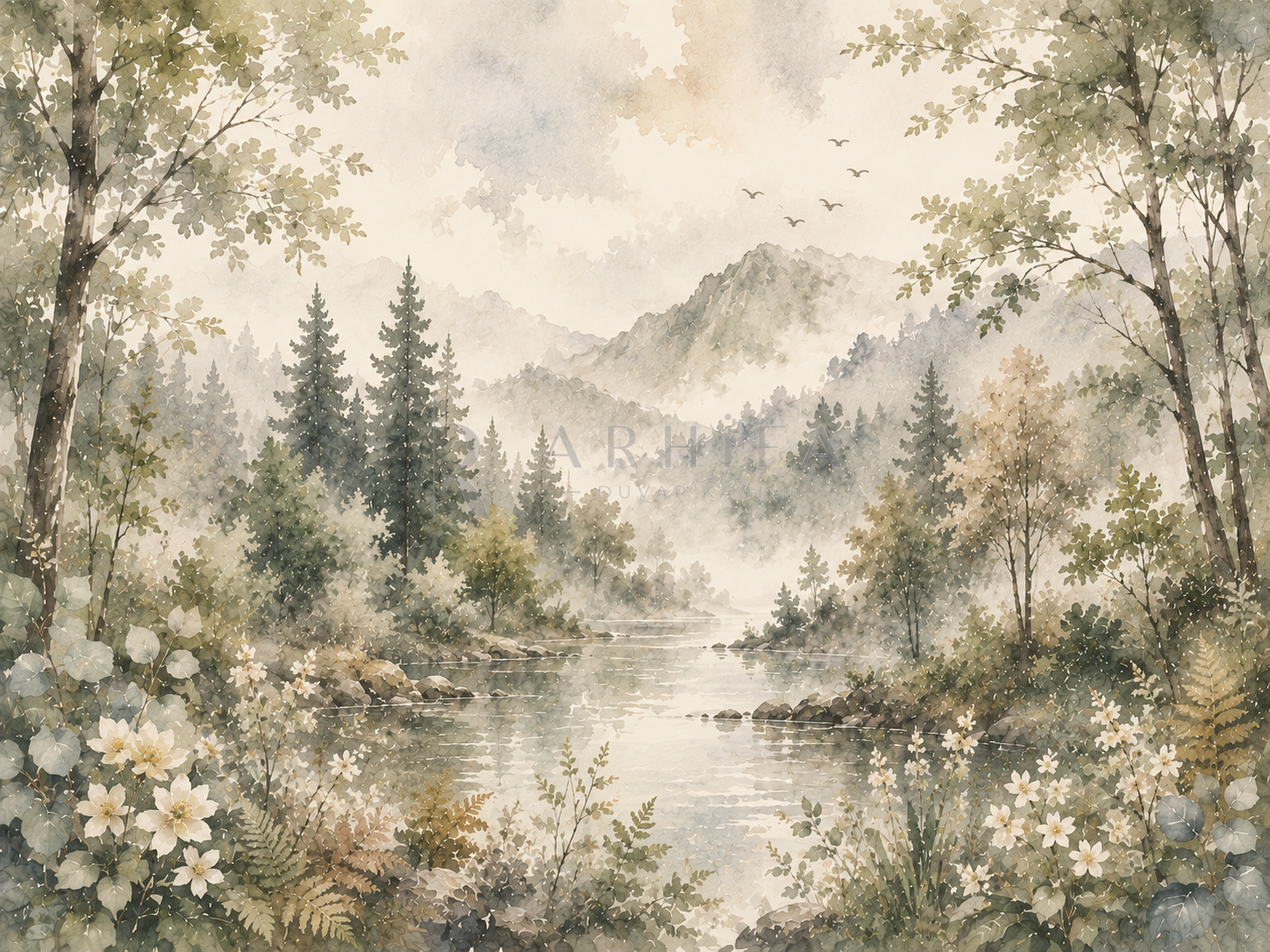 — Forest Harmony Duvar Kağıdı (WM-006) – görsel 2