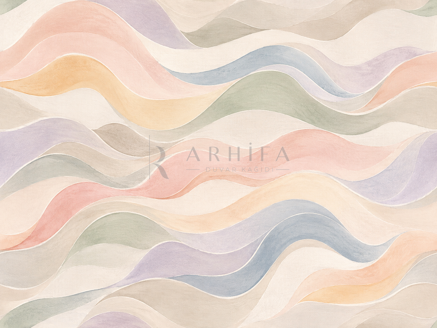 Flowing Pastels Duvar Kağıdı (WV-009) – görsel 2