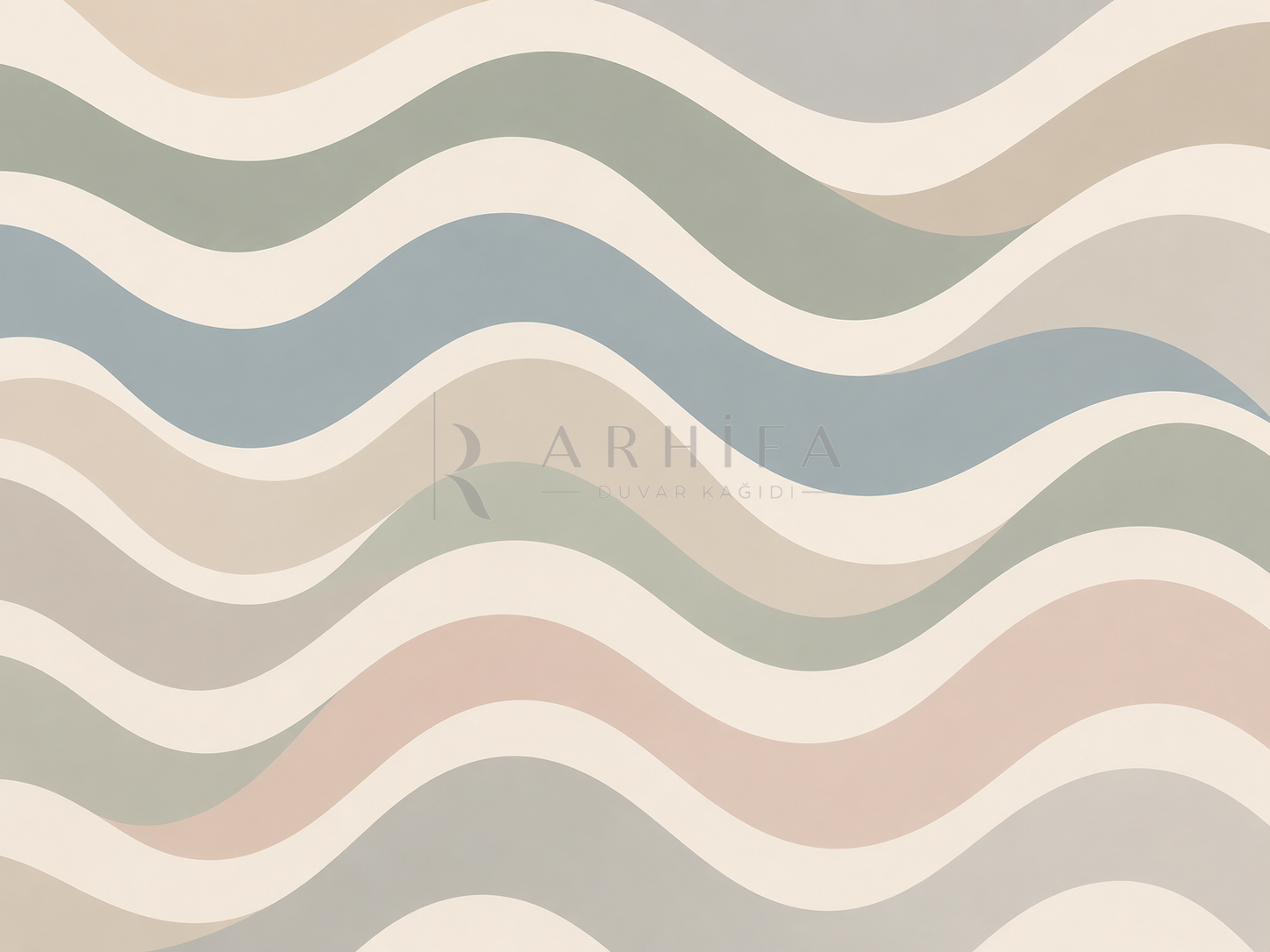 Scandi Ripple Duvar Kağıdı (WV-013) – görsel 2