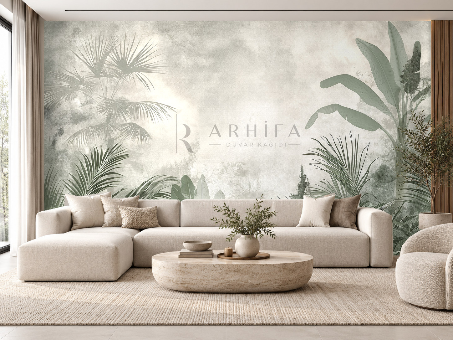 Tropical Flower Duvar Kağıdı (BT-017) – görsel 1