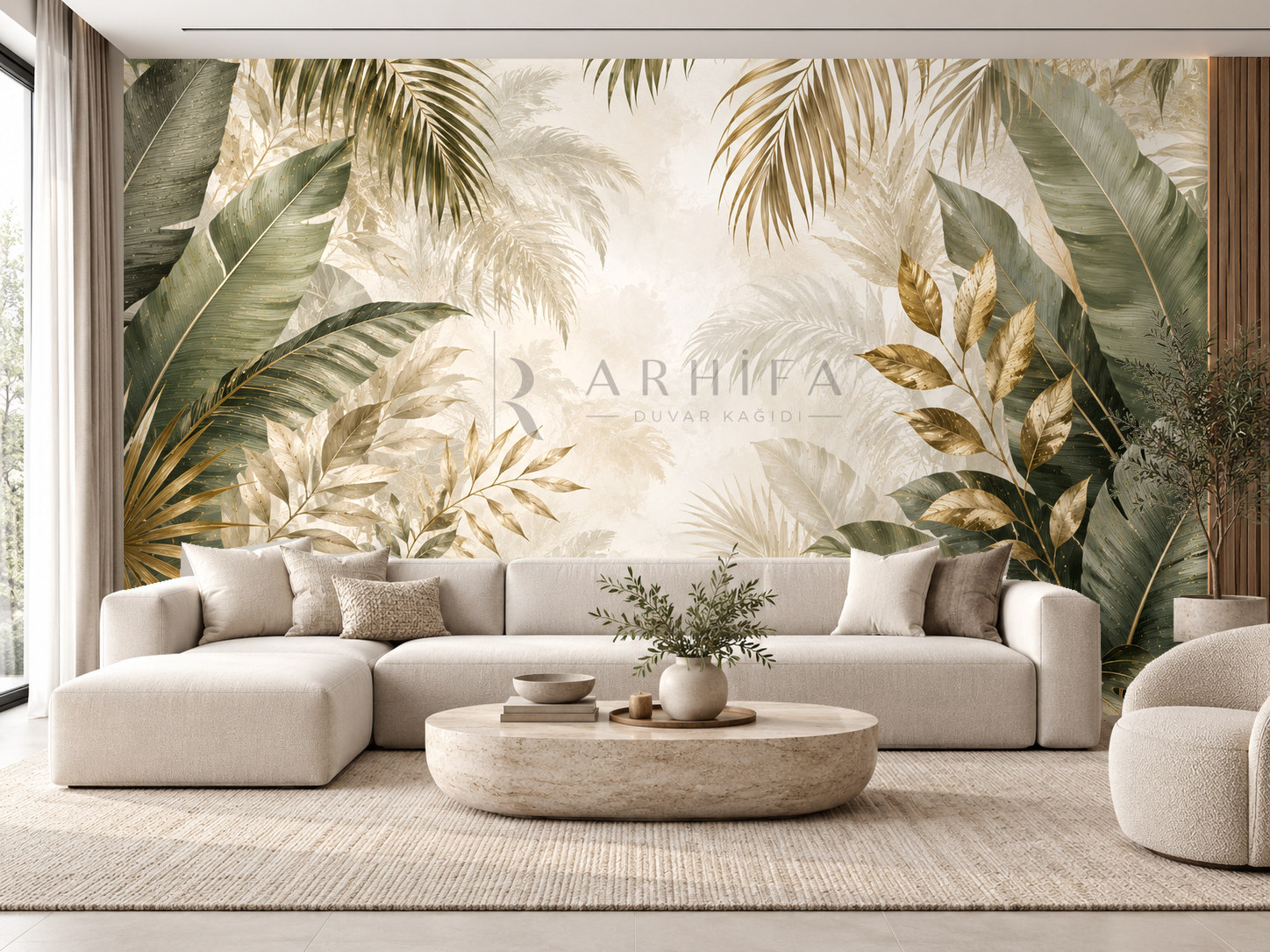 — Luxe Canopy Duvar Kağıdı (BL-006) – görsel 1