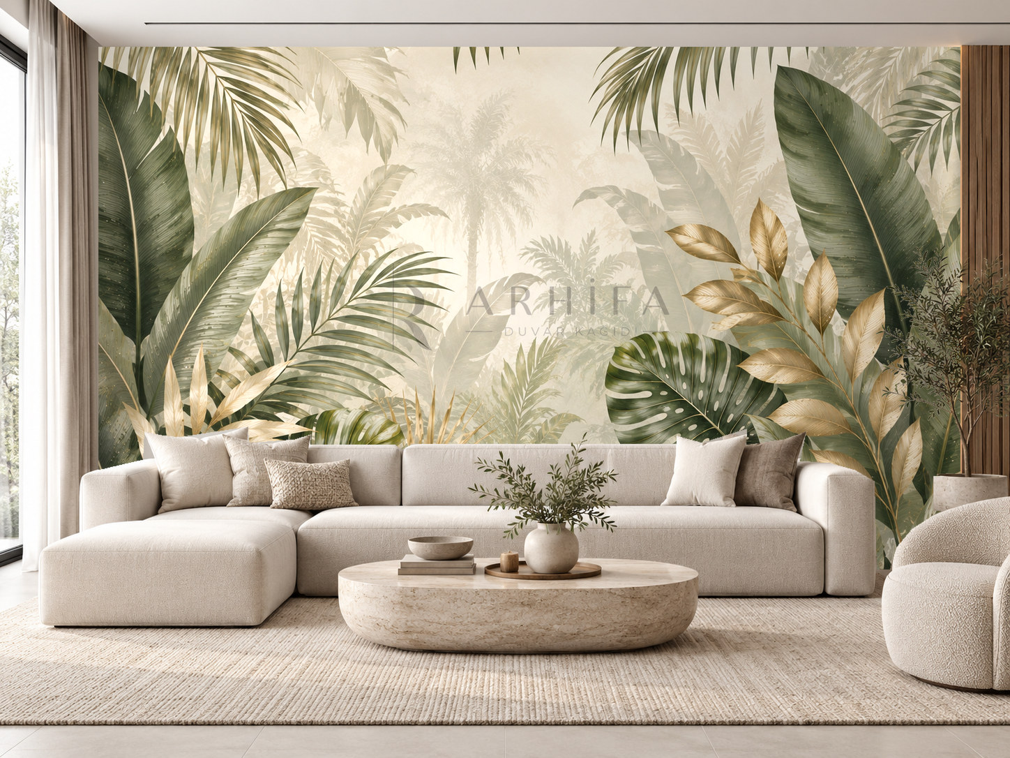 — Tropical Layers Duvar Kağıdı (BL-008) – görsel 1