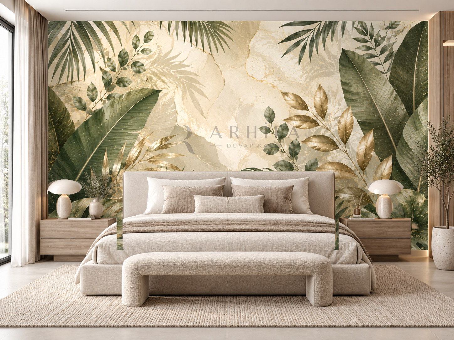 — Organic Luxury Duvar Kağıdı (BL-011) – görsel 1