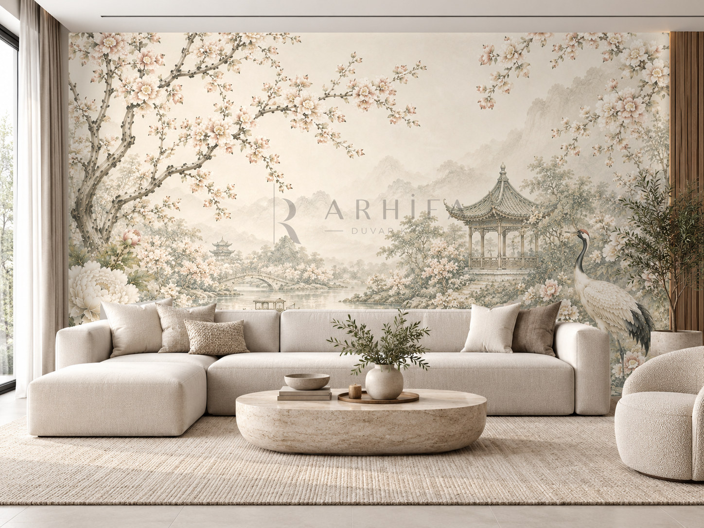 — Blossom Lake Duvar Kağıdı (CH-012) – görsel 1
