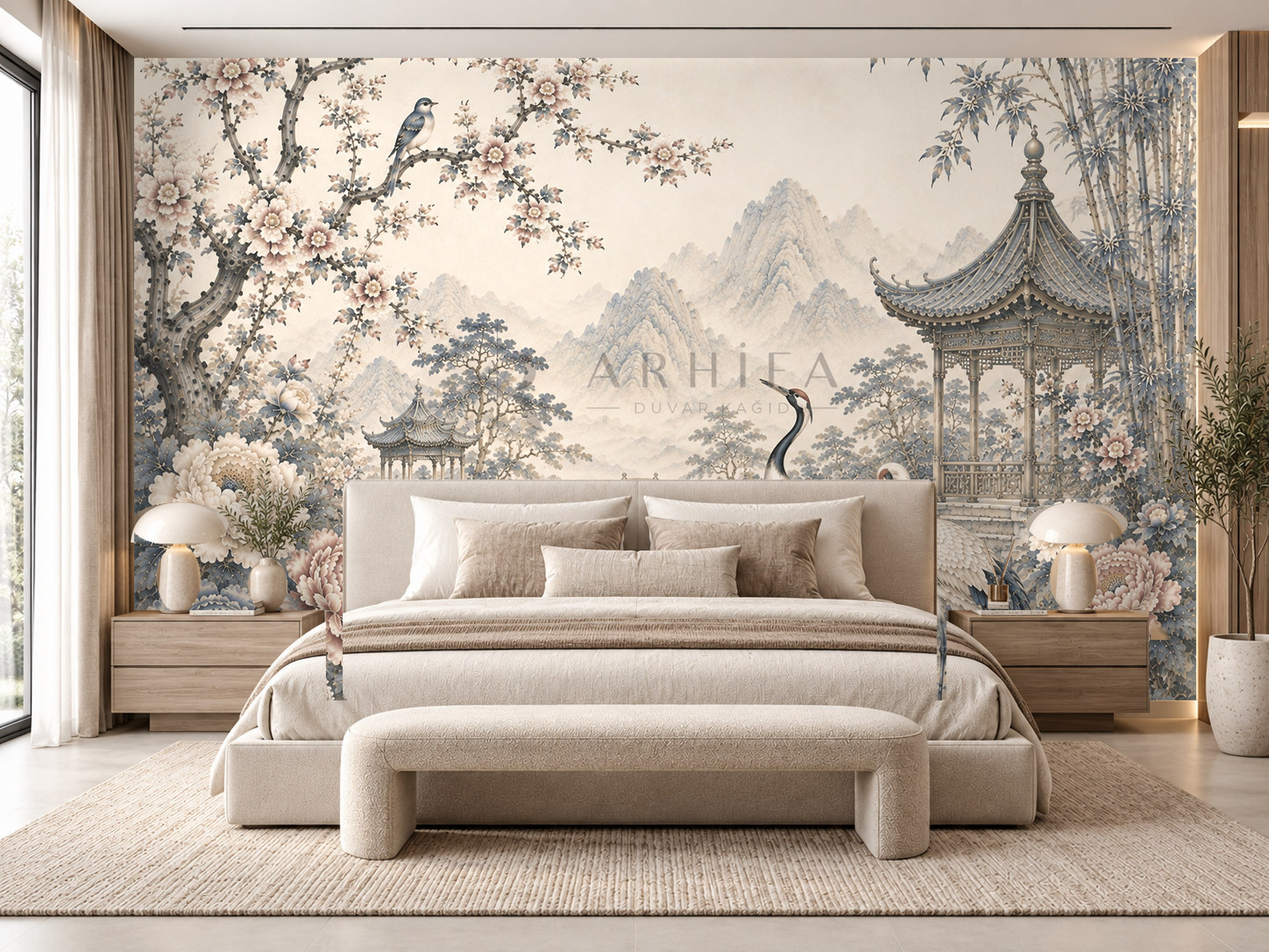 — Chinoiserie Signature Duvar Kağıdı (CH-015) – görsel 1