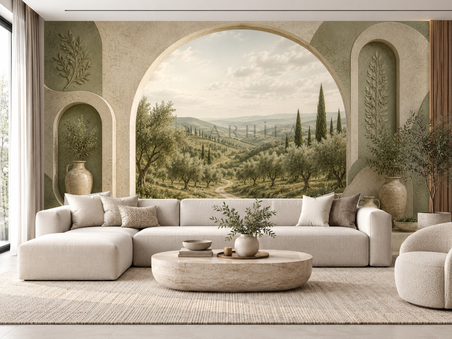 Tuscan Grove Duvar Kağıdı (OLV-003) – görsel 1