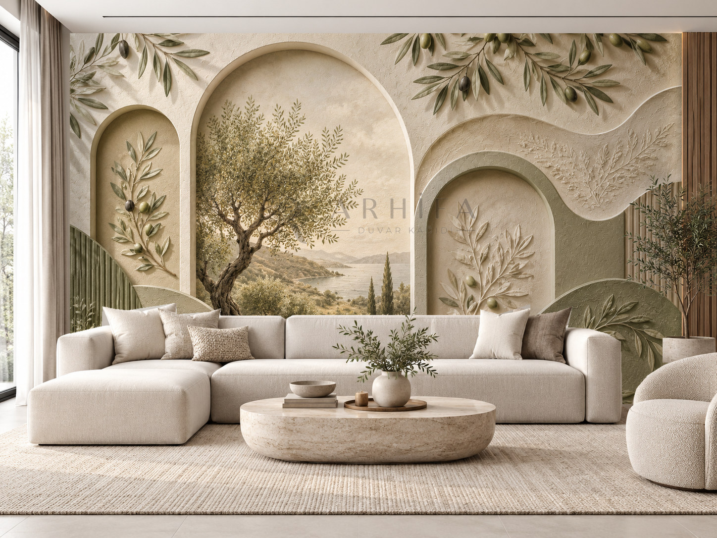 Olive Relief Duvar Kağıdı (OLV-007) – görsel 1