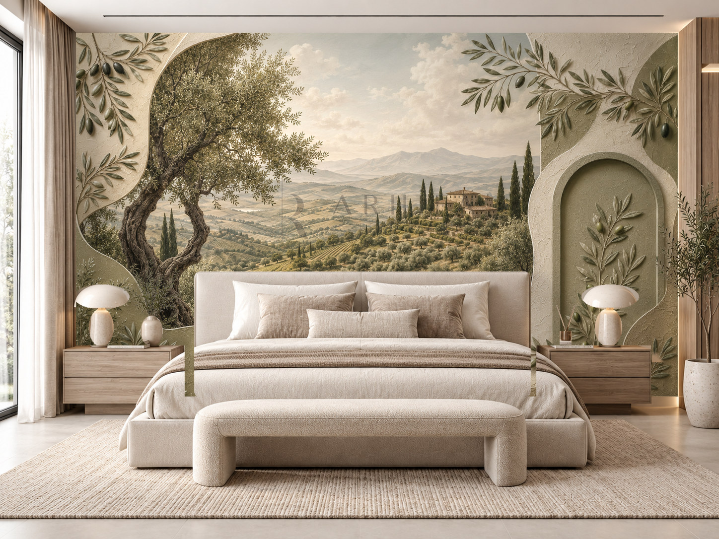 Olive Landscape Duvar Kağıdı (OLV-008) – görsel 1