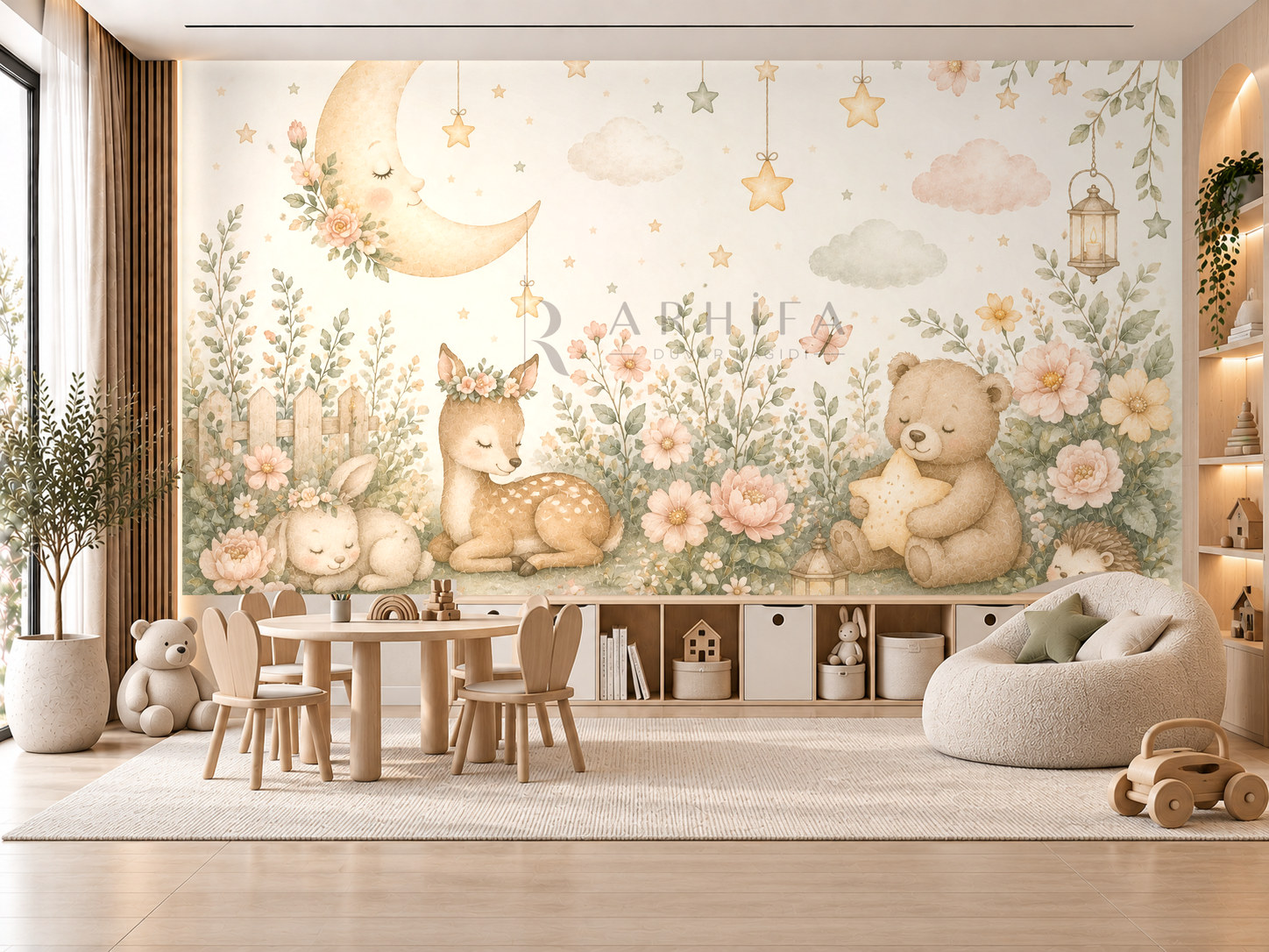 Moon Garden Duvar Kağıdı (BD-013) – görsel 1