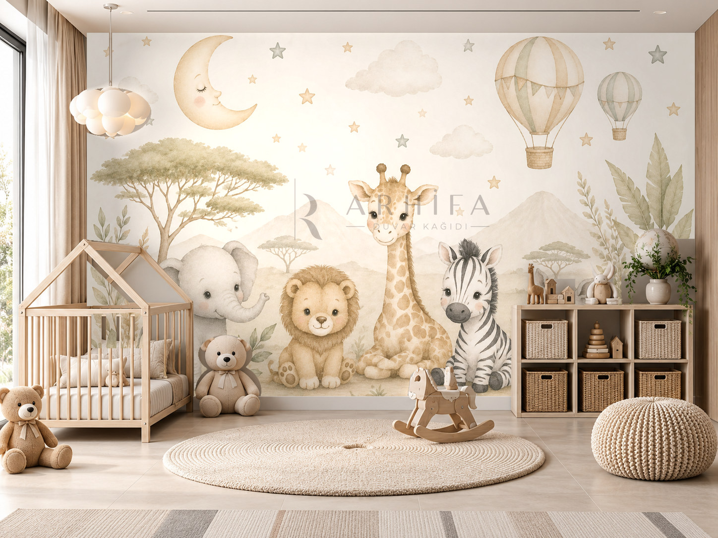 Dreamy Safari Duvar Kağıdı (BD-014) – görsel 1