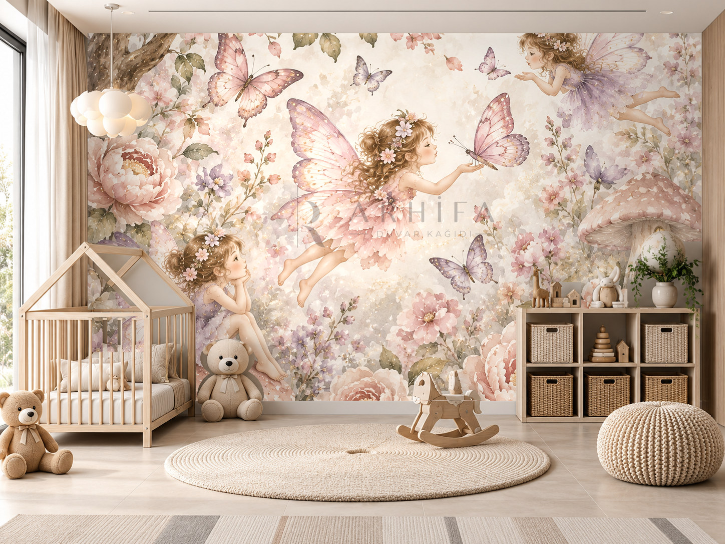 — Butterfly Fairy Duvar Kağıdı (FF-006A) – görsel 1