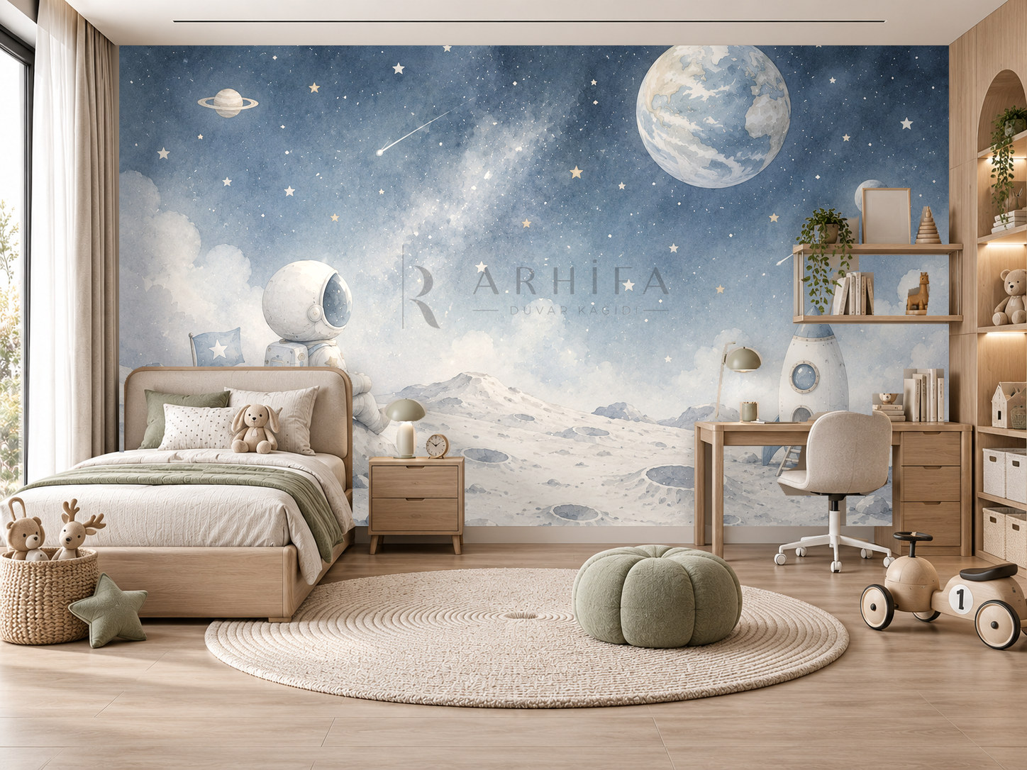 — Moon Adventure Duvar Kağıdı (LEX-003) – görsel 1