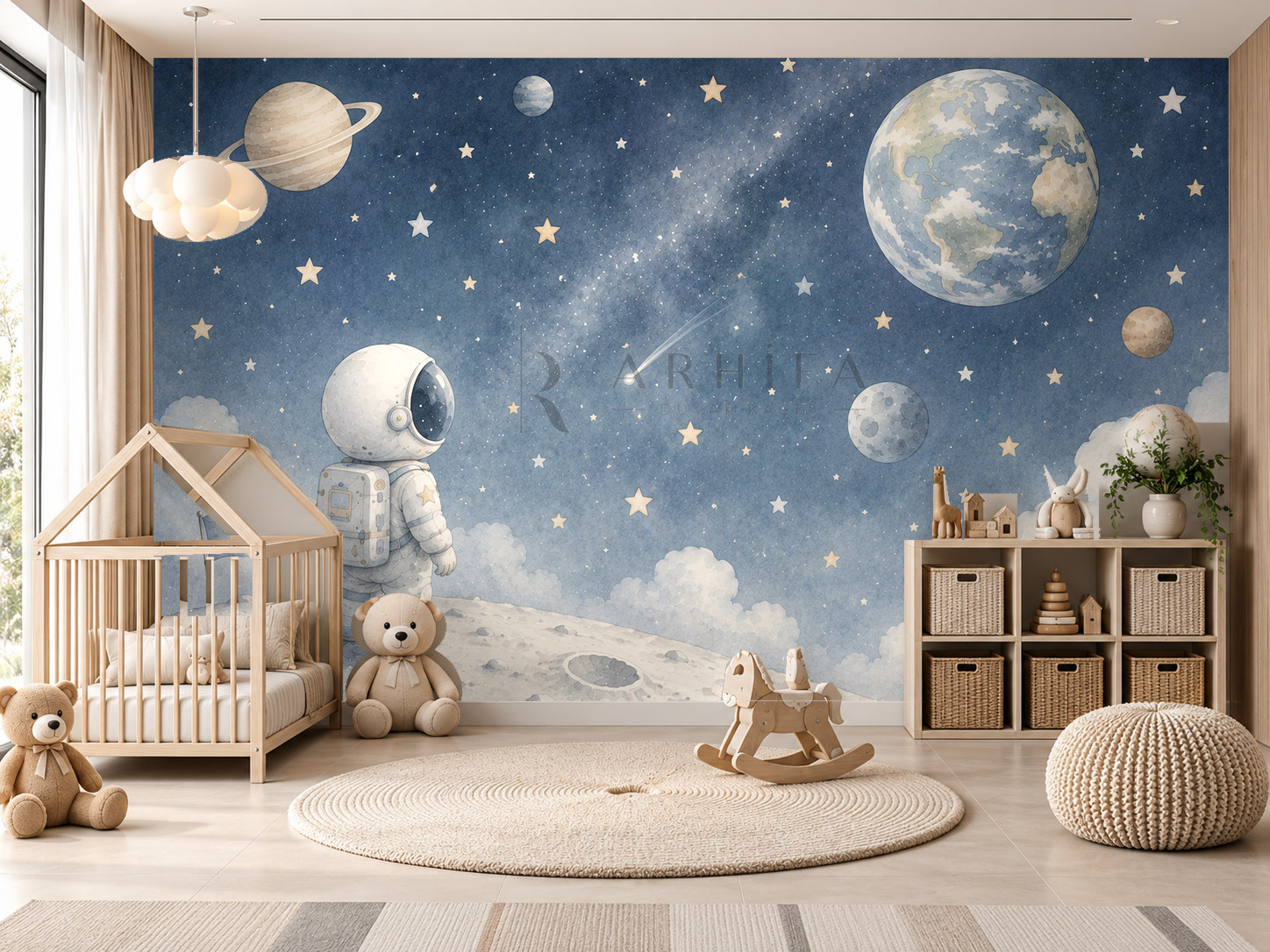 — Little Astronaut Duvar Kağıdı (LEX-005) – görsel 1