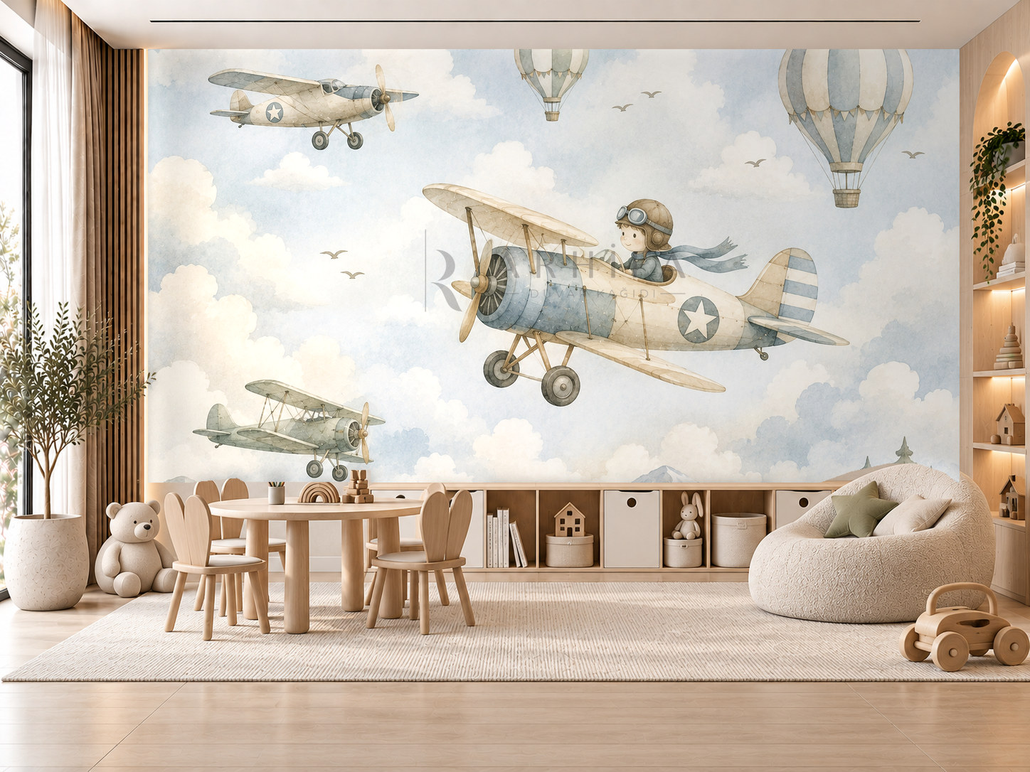 — Little Aviator Duvar Kağıdı (LEX-007) – görsel 1