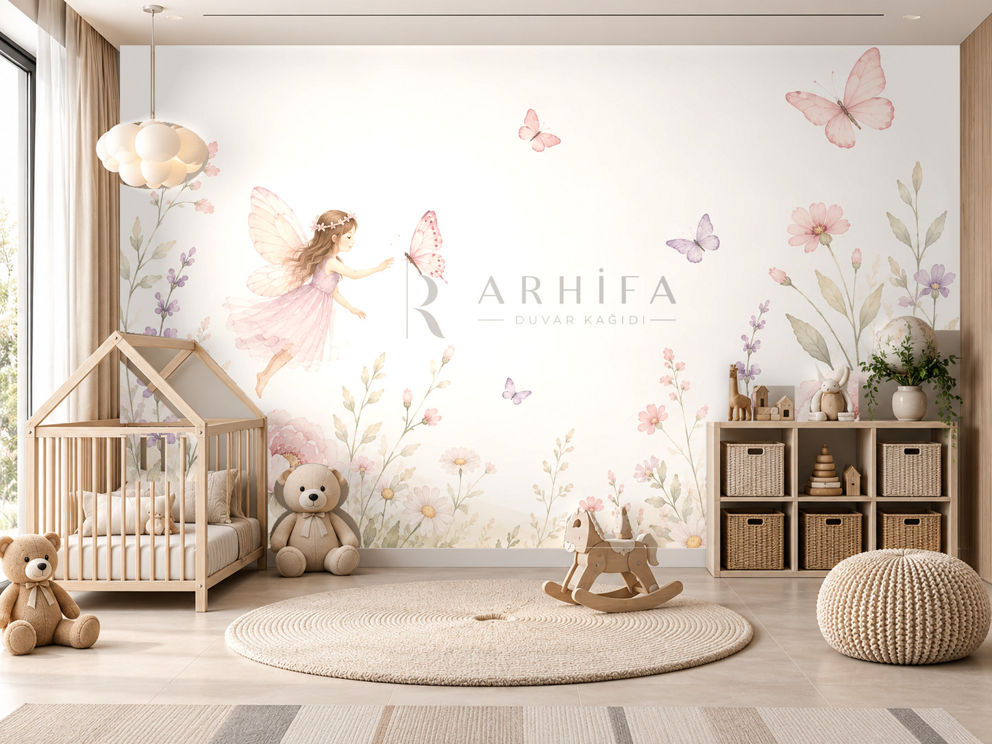 — Butterfly Fairy Duvar Kağıdı (SFY-003) – görsel 1