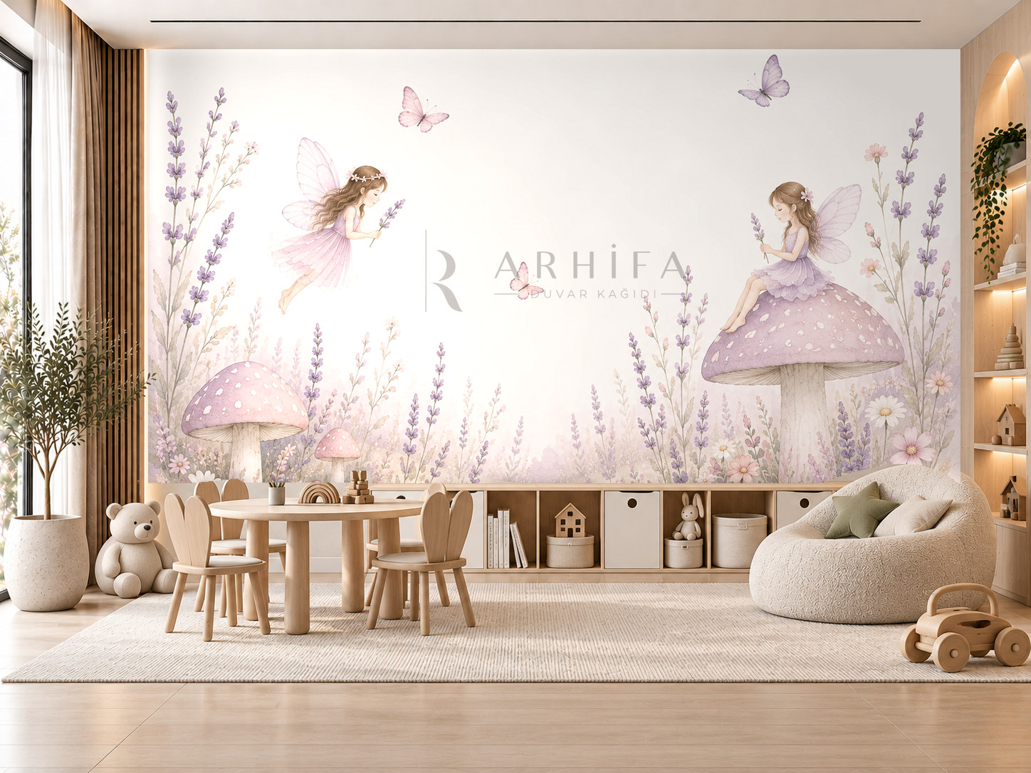 — Lavender Meadow Duvar Kağıdı (SFY-005) – görsel 1