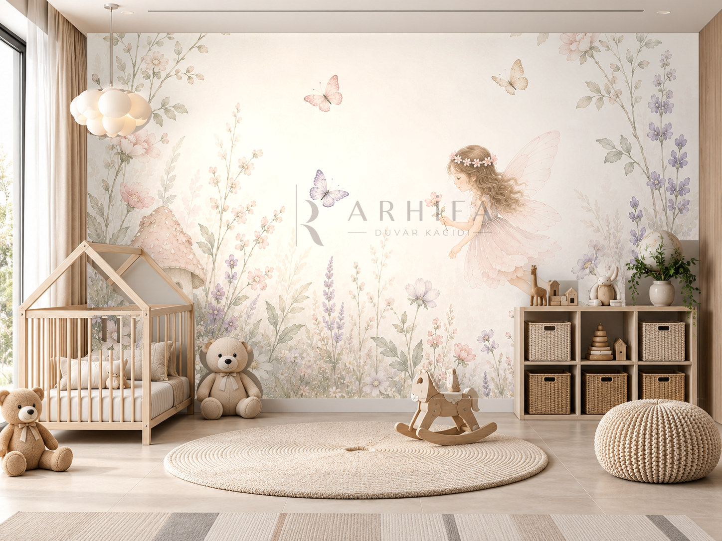 — Little Fairy Friends Duvar Kağıdı (SFY-011A) – görsel 1
