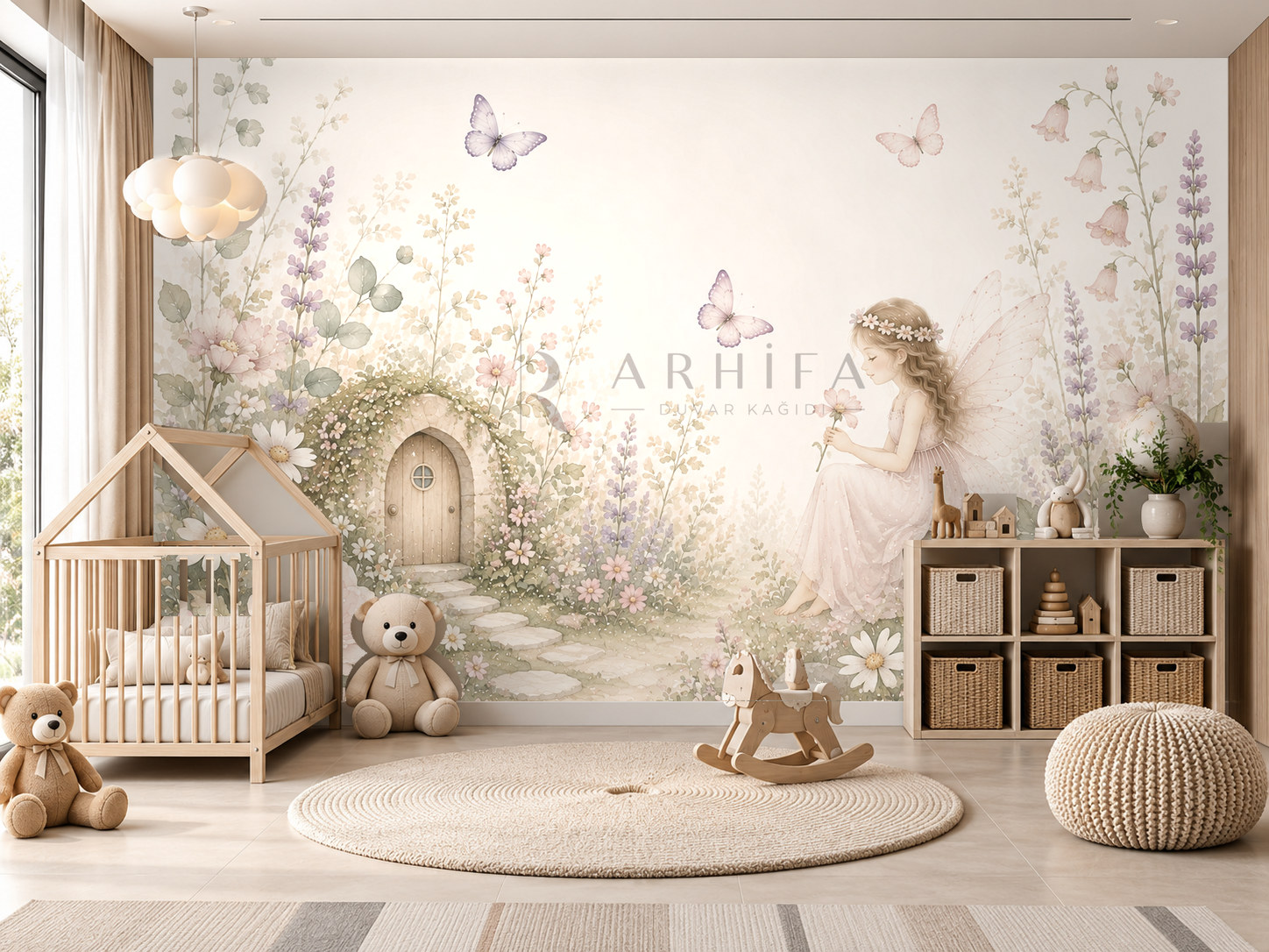 — Fairy Garden Calm Duvar Kağıdı (SFY-014) – görsel 1