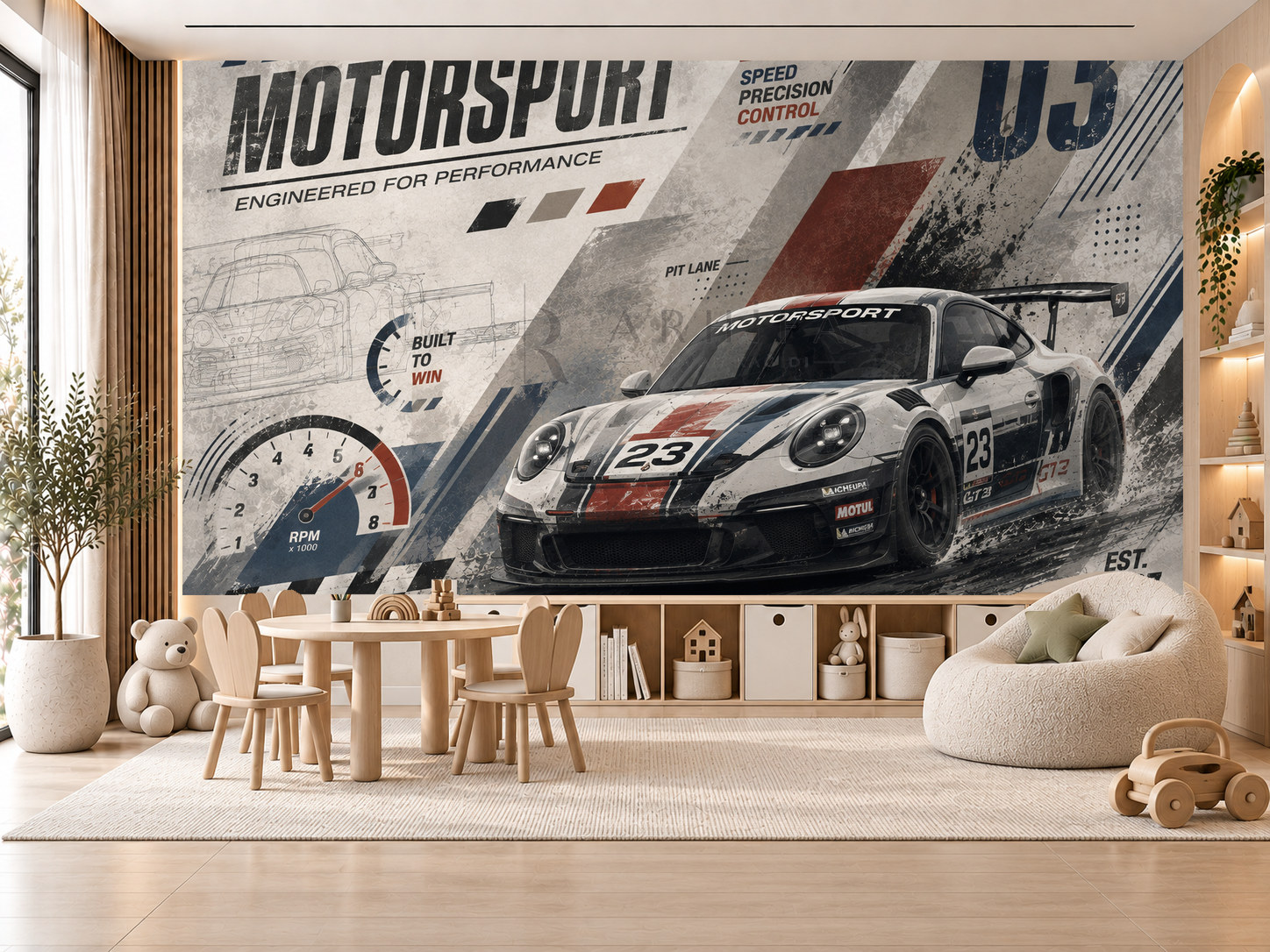 — Motorsport Duvar Kağıdı (TB-003) – görsel 1