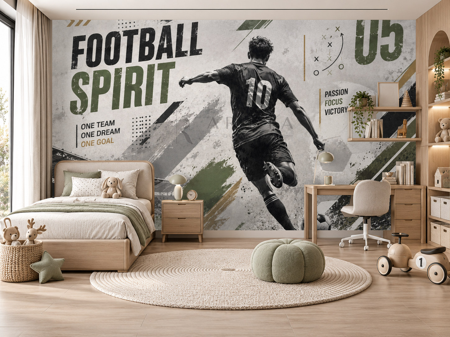 — Football Spirit Duvar Kağıdı (TB-005) – görsel 1