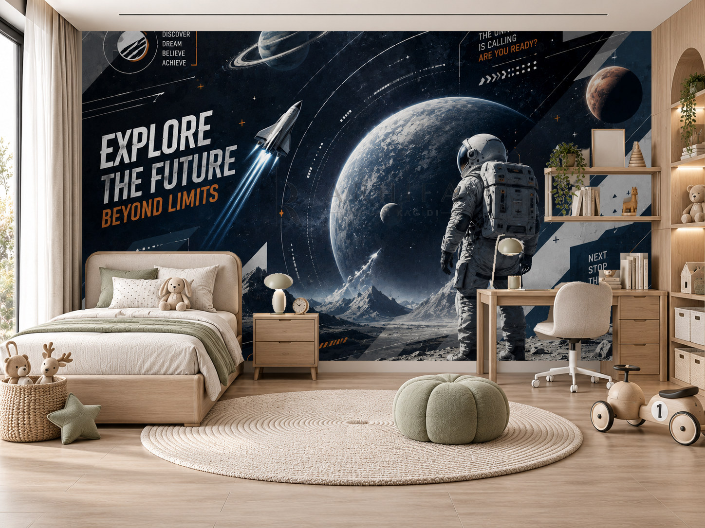 — Space Future Duvar Kağıdı (TB-007) – görsel 1