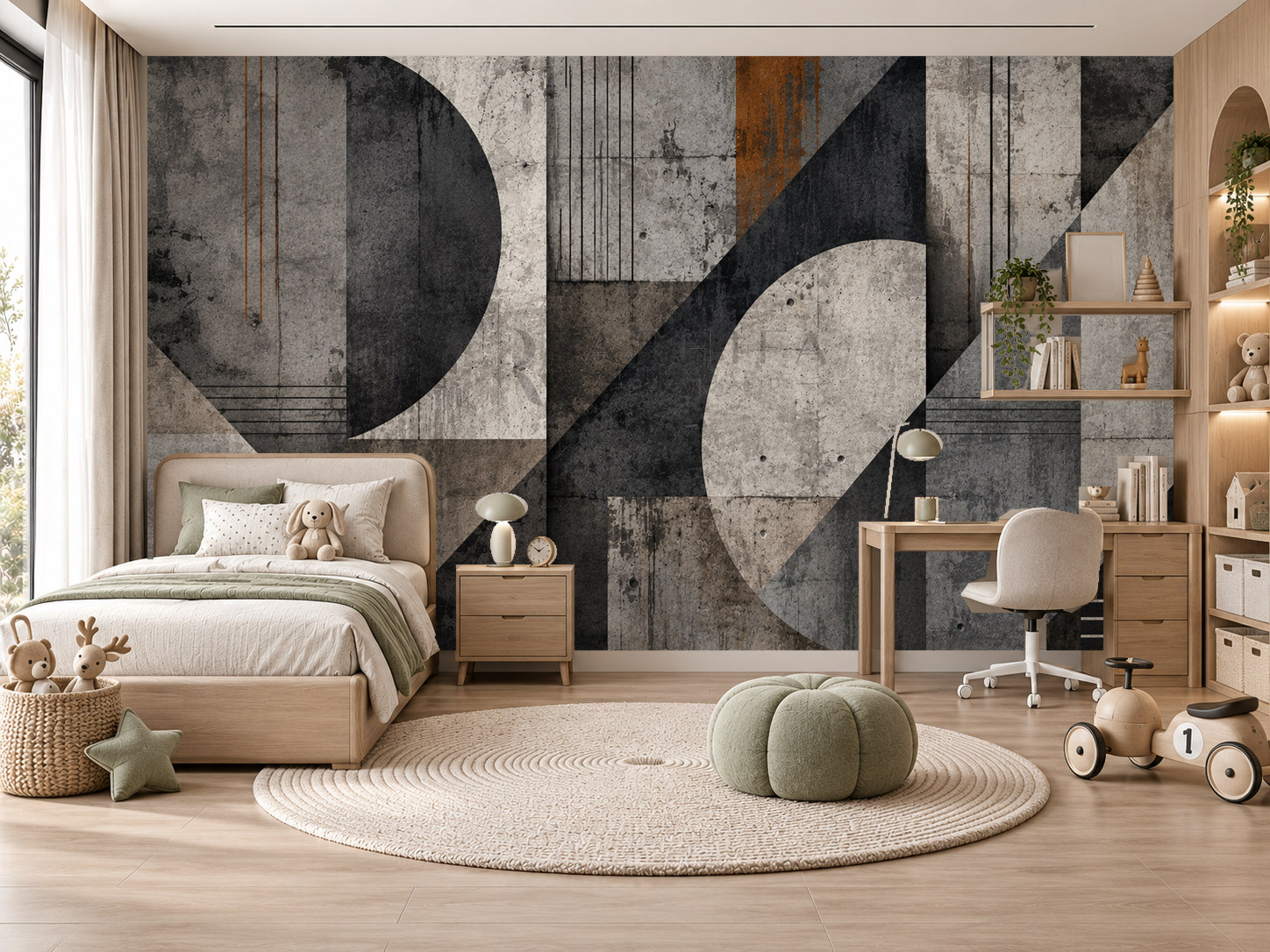 — Industrial Concrete Duvar Kağıdı (TB-014) – görsel 1