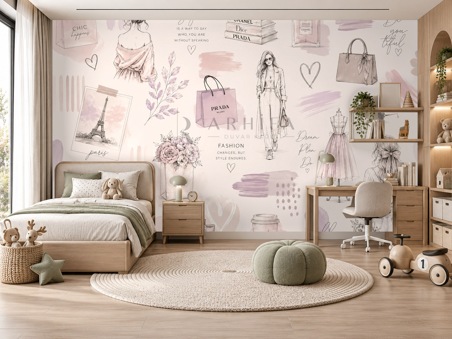 — Soft Fashion Duvar Kağıdı (TG-003) – görsel 1