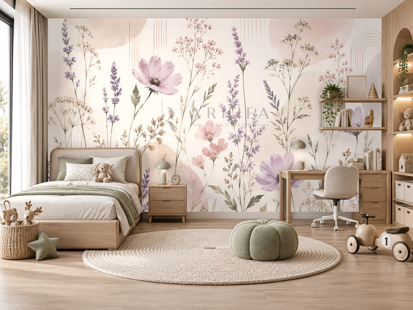 — Wildflowers Duvar Kağıdı (TG-009) – görsel 1