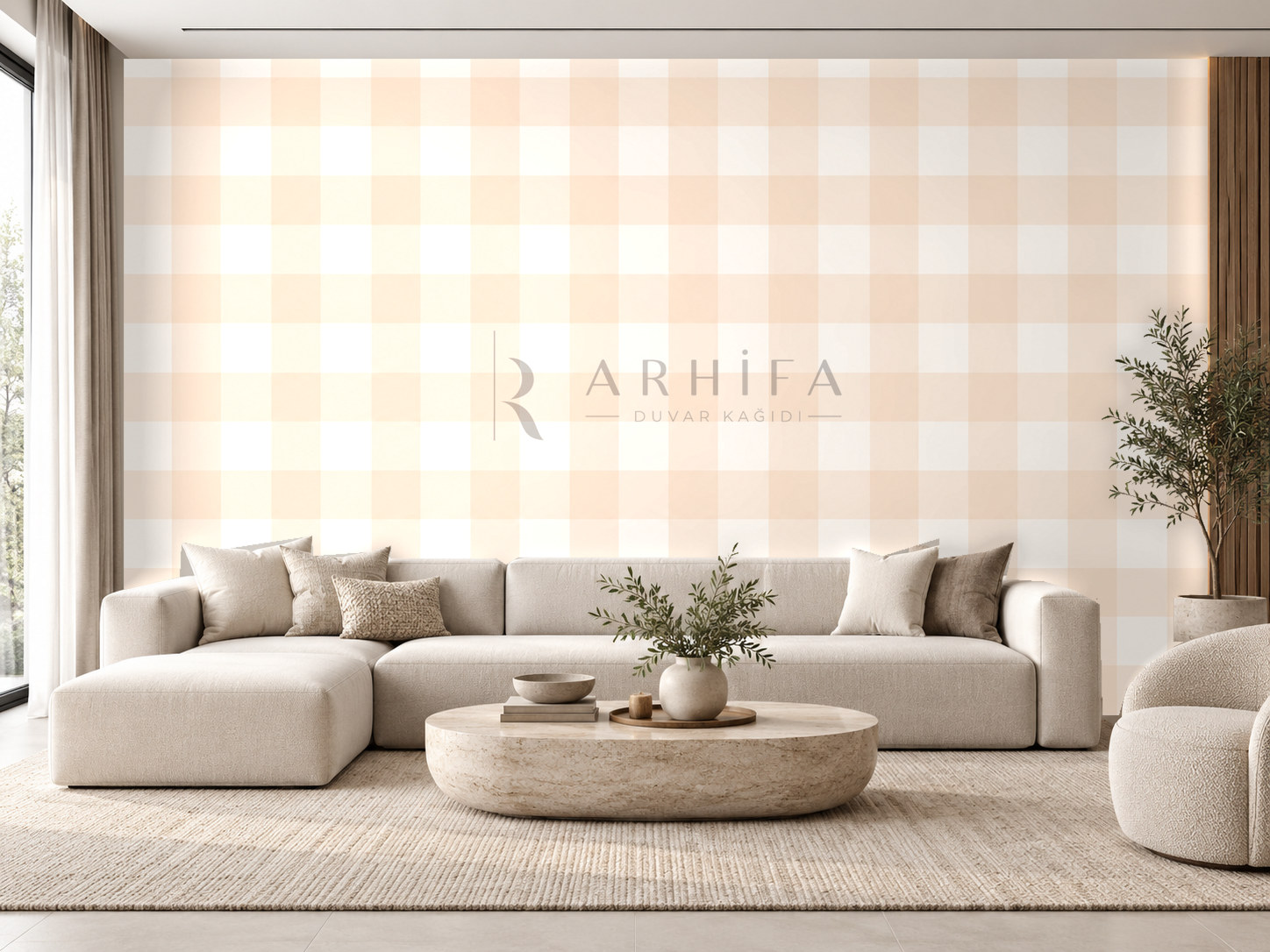 Soft Check Duvar Kağıdı (CK-001) – görsel 1