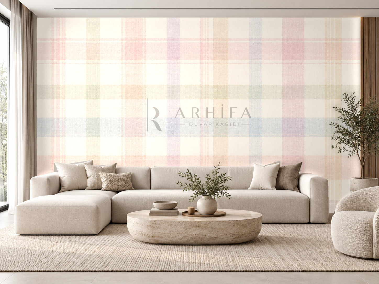 Woven Pastels Duvar Kağıdı (CK-011) – görsel 1