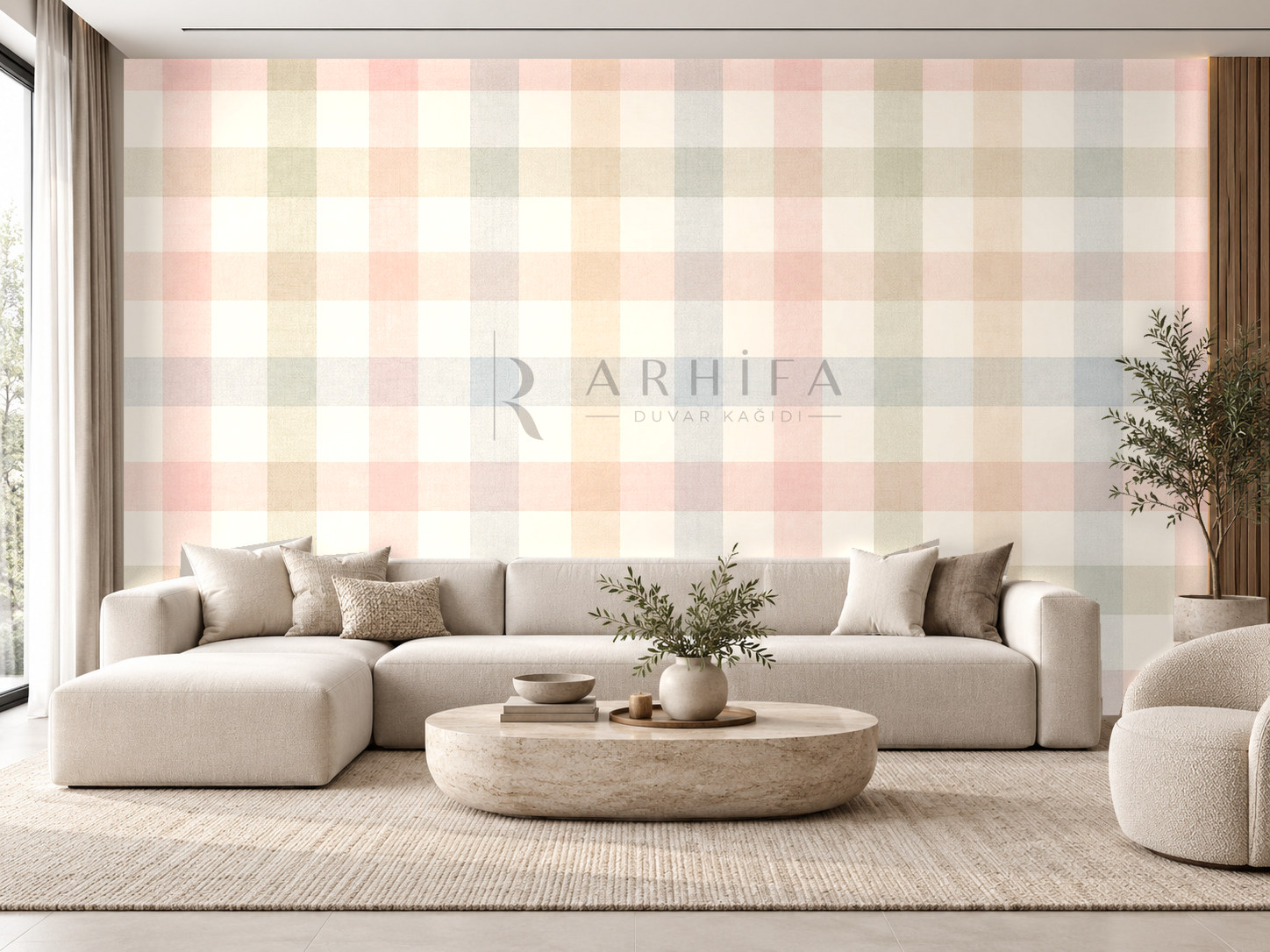 Checkered Signature Duvar Kağıdı (CK-015) – görsel 1