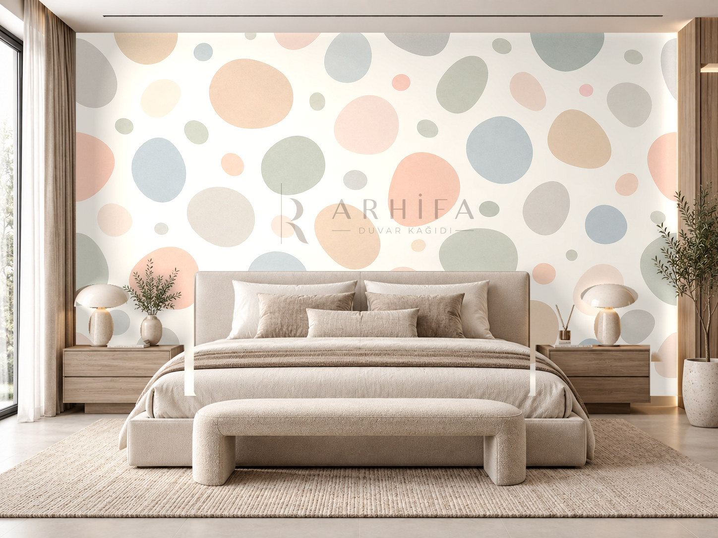 Gentle Pebbles Duvar Kağıdı (DT-011) – görsel 1