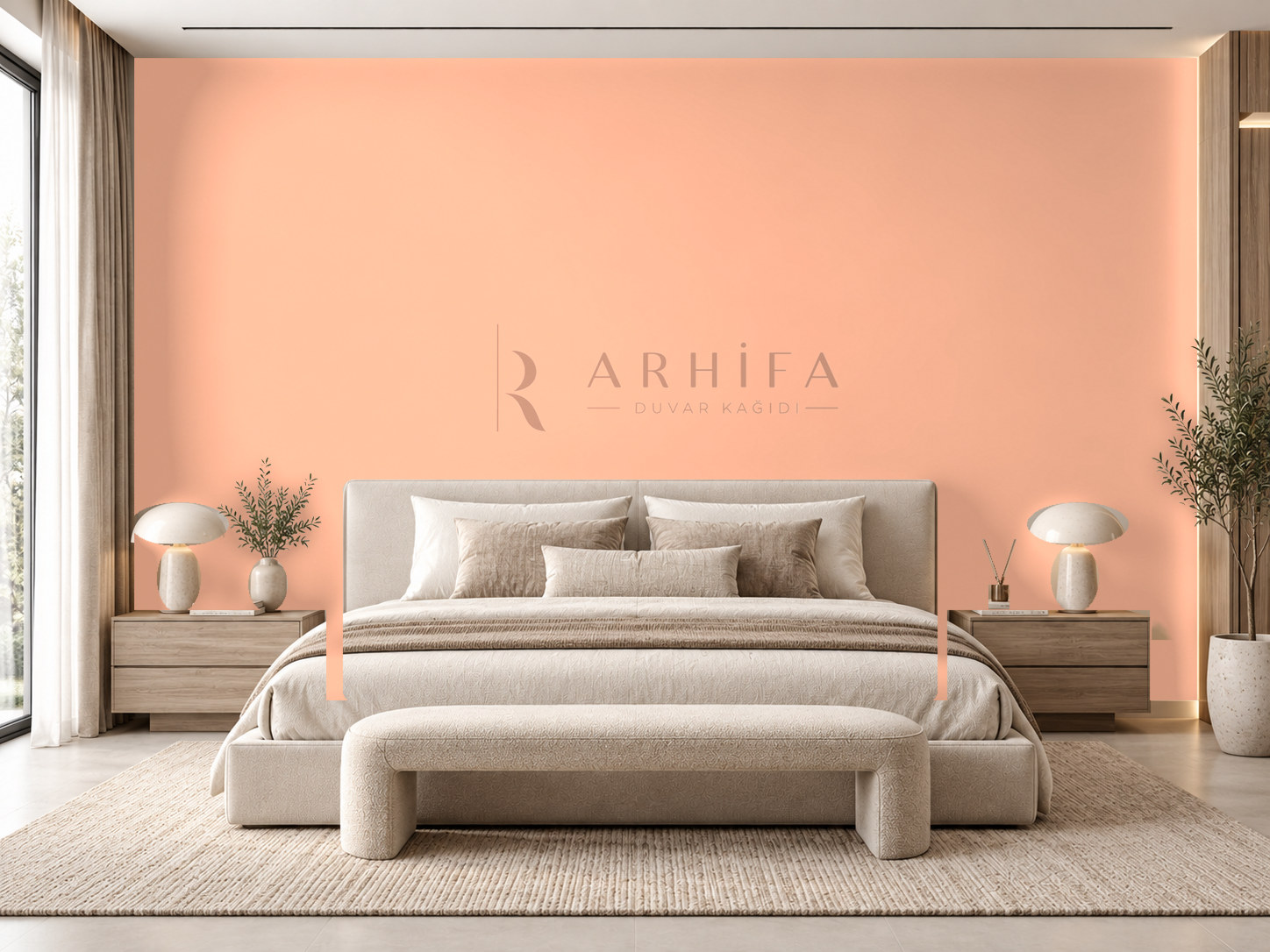 Soft Peach Duvar Kağıdı (DSC-005) – görsel 1