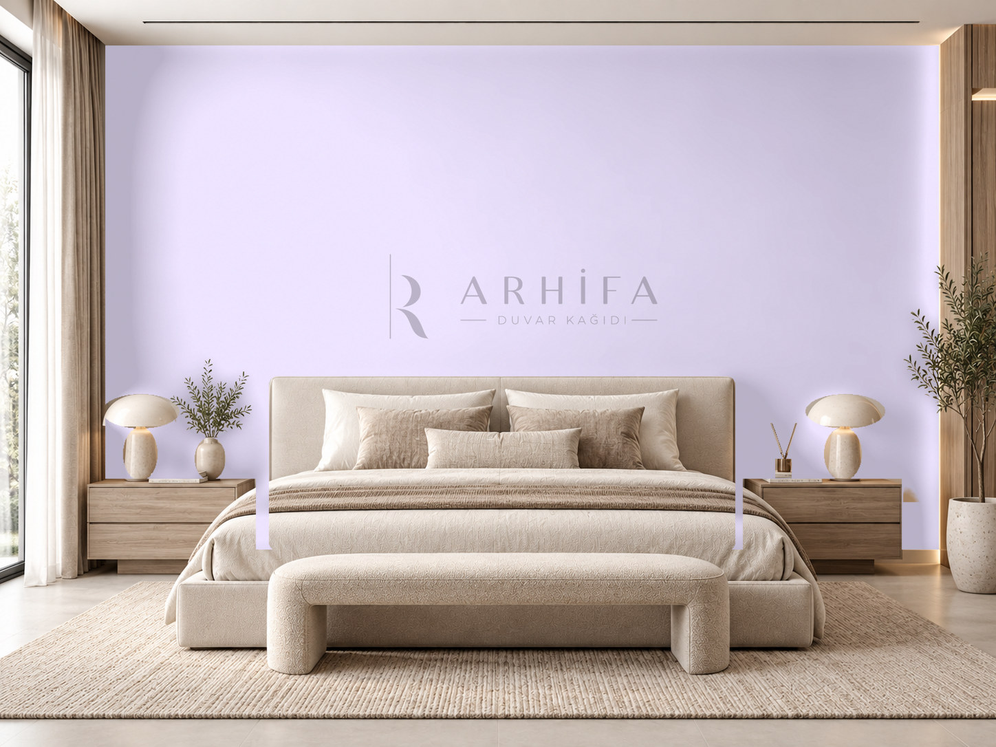 Pale Lavender Duvar Kağıdı (DSC-007) – görsel 1