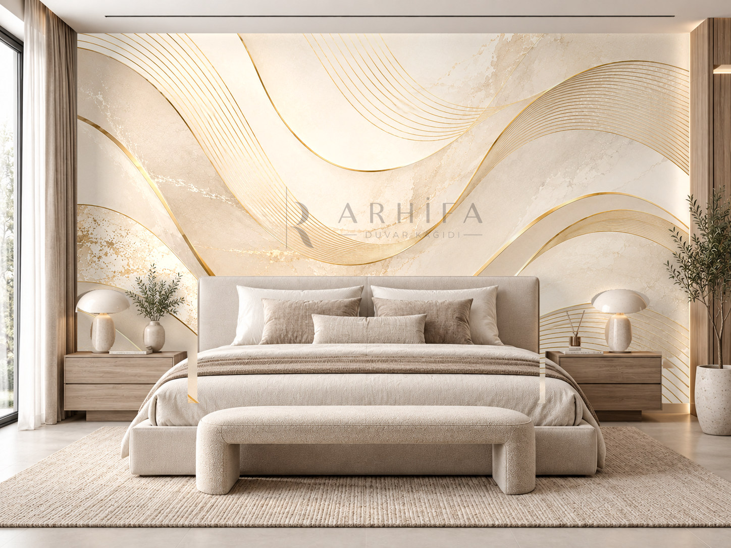 — Luxe Lines Duvar Kağıdı (GL-002) – görsel 1