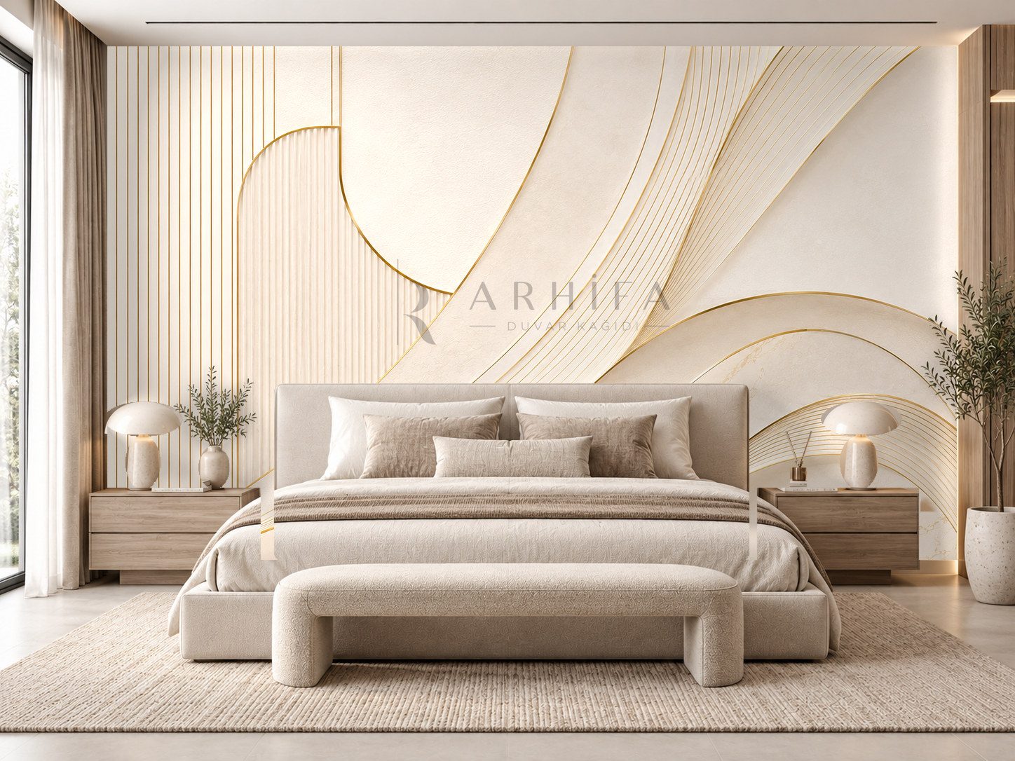 — Linear Elegance Duvar Kağıdı (GL-005) – görsel 1
