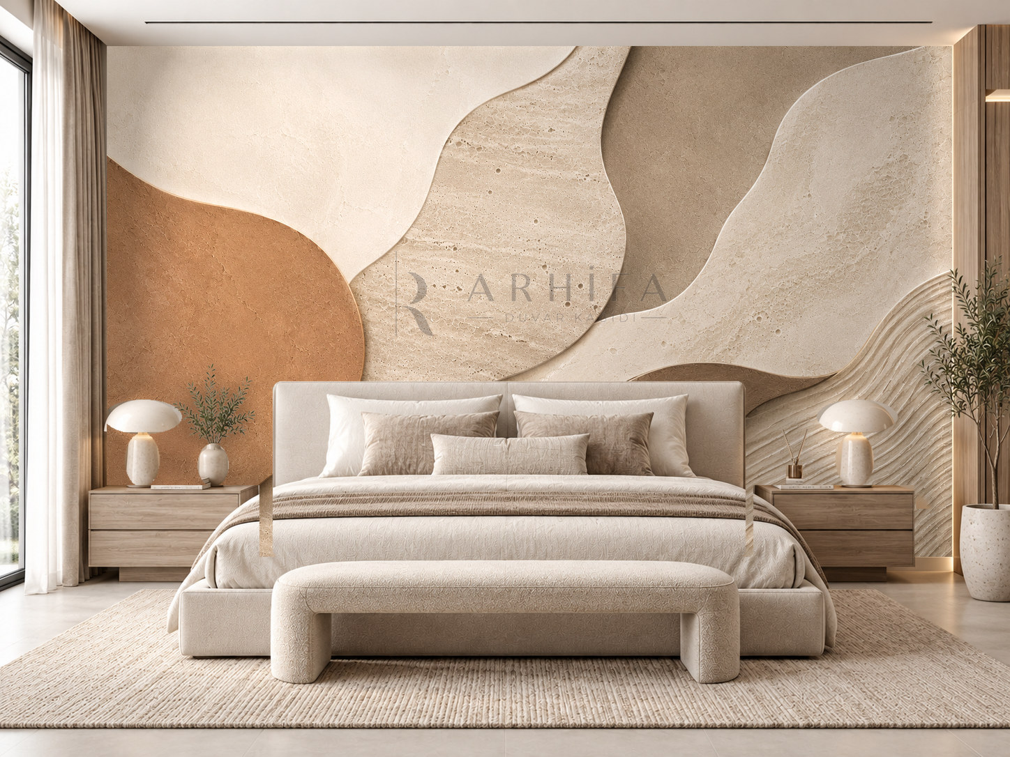 Earth Sculpture Duvar Kağıdı (MO-012) – görsel 1