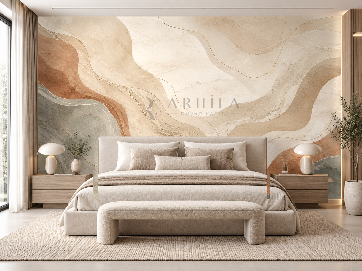 Flowing Earth Duvar Kağıdı (OA-001) – görsel 1