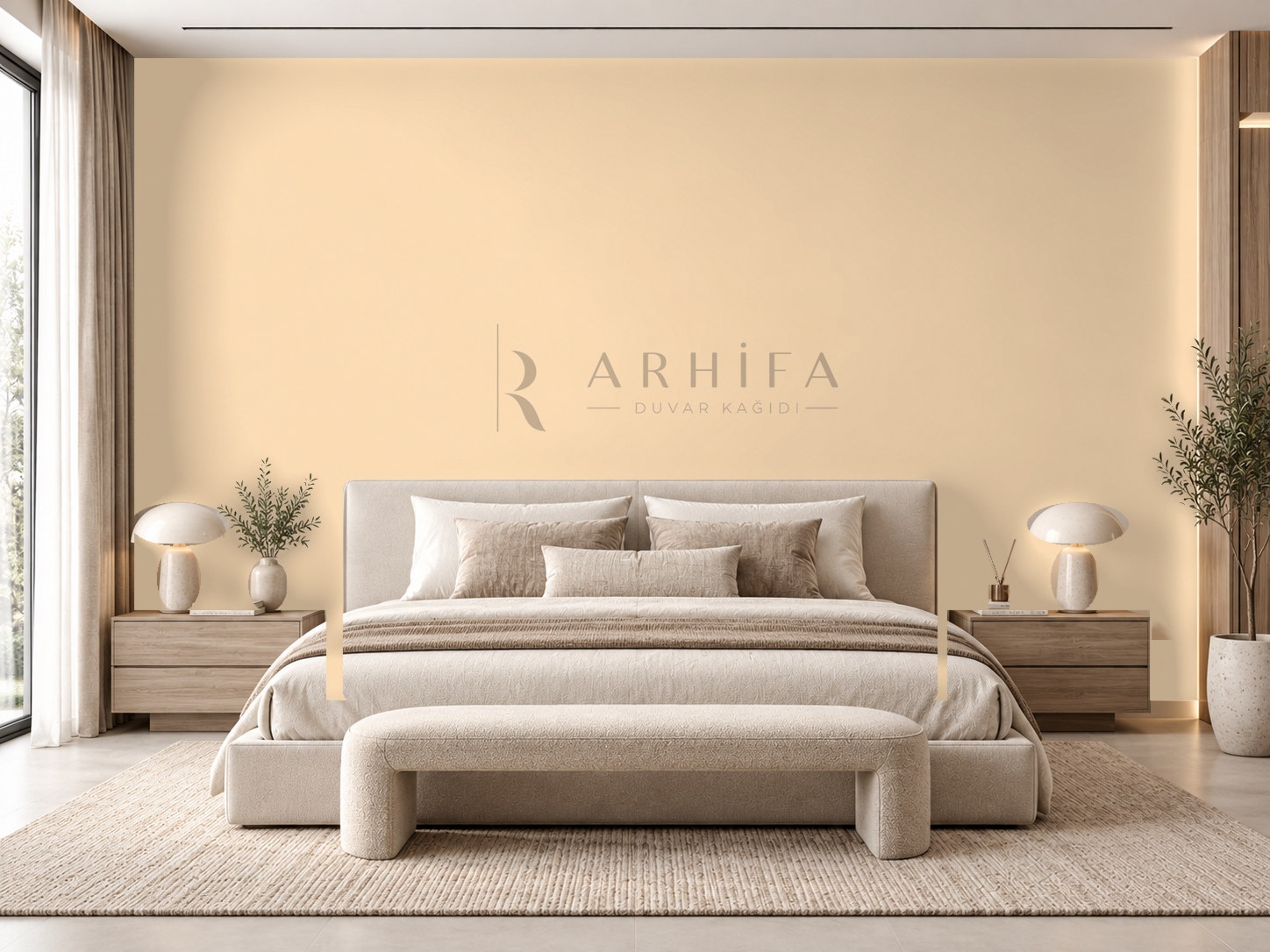 Warm Beige Duvar Kağıdı (WSC-004) – görsel 1
