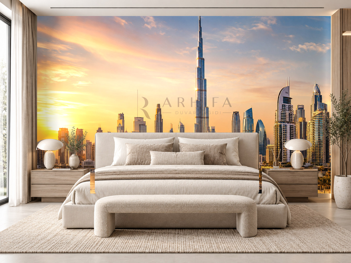 Dubai — Modern Skyline Duvar Kağıdı (CT-012)