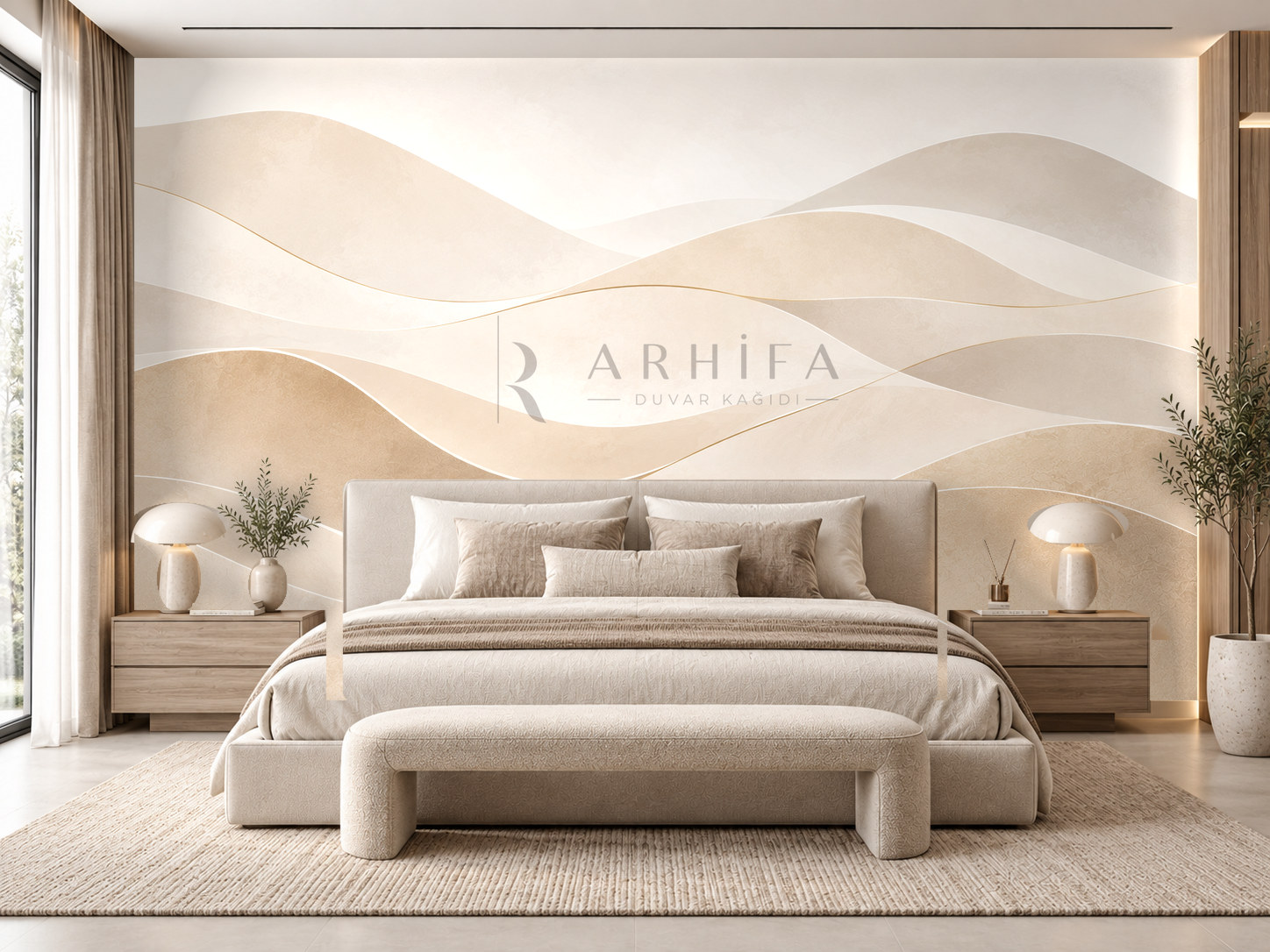 Sand Dunes (organik kum formları) Duvar Kağıdı (CC-003)