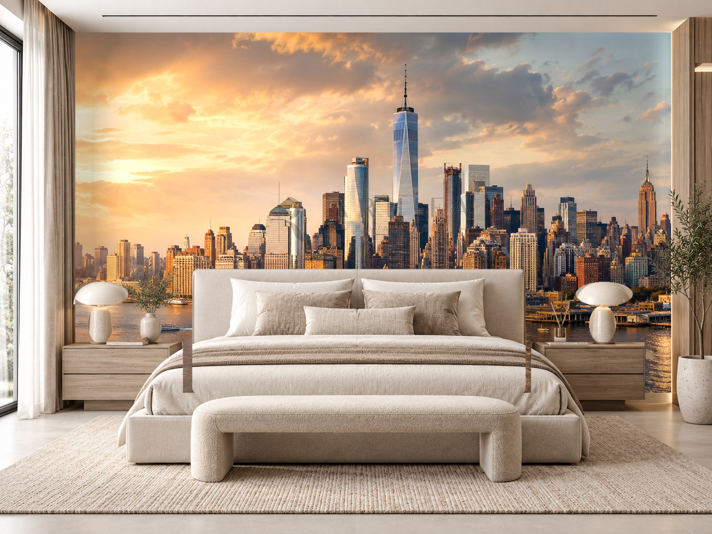 — New York Skyline Duvar Kağıdı (DM-002) – görsel 1