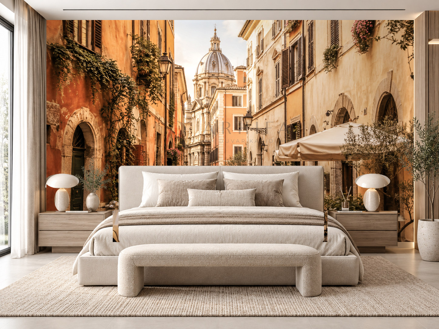 — Rome Streets Duvar Kağıdı (DM-004) – görsel 1