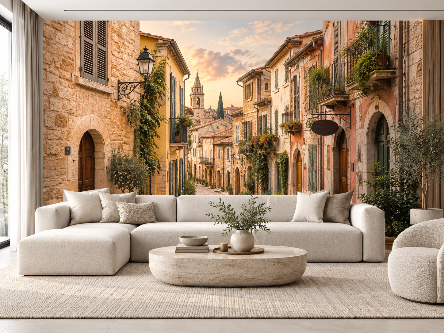 — Old Town Charm Duvar Kağıdı (DM-013) – görsel 1