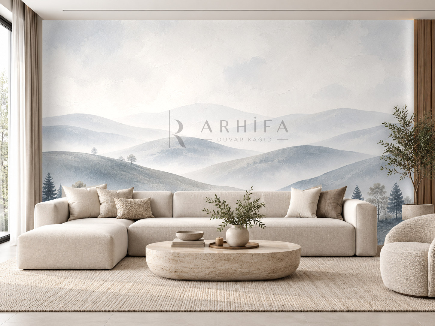— Whispering Hills Duvar Kağıdı (NL-011) – görsel 1